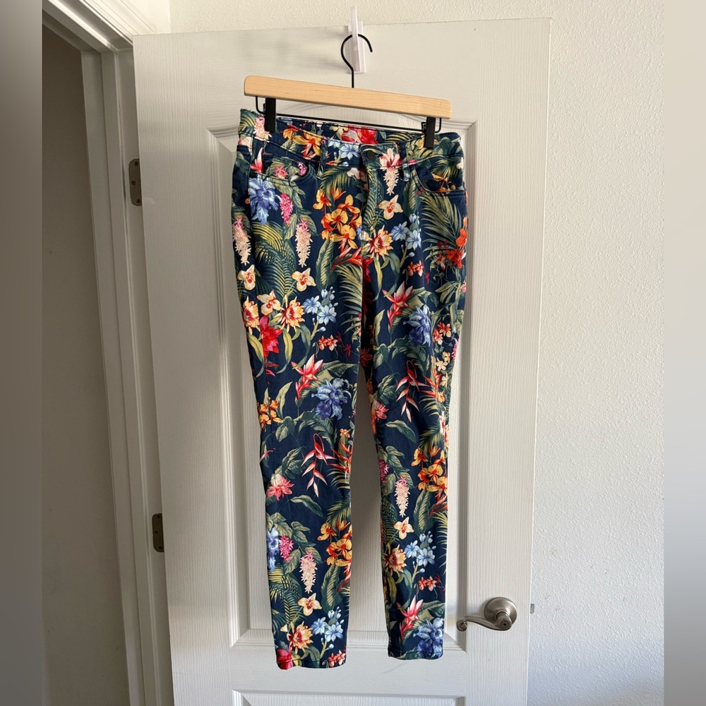 Tommy Bahama Botanical Skinny Ankle Jean SZ 29X28